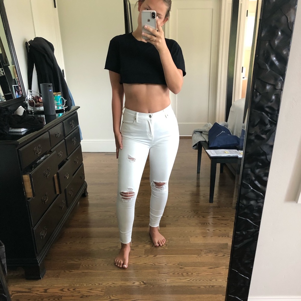 PacSun white jeggins / jeans